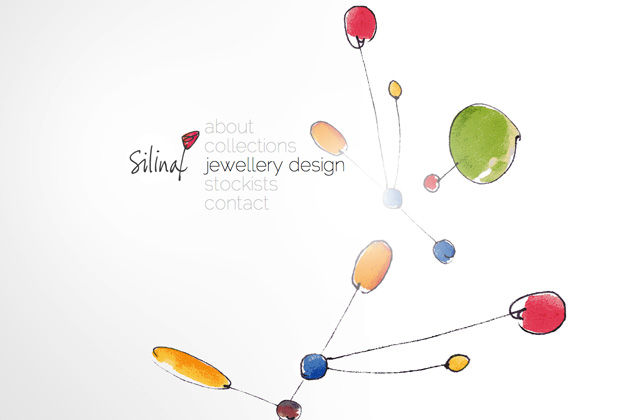 silina jewellery design homepage